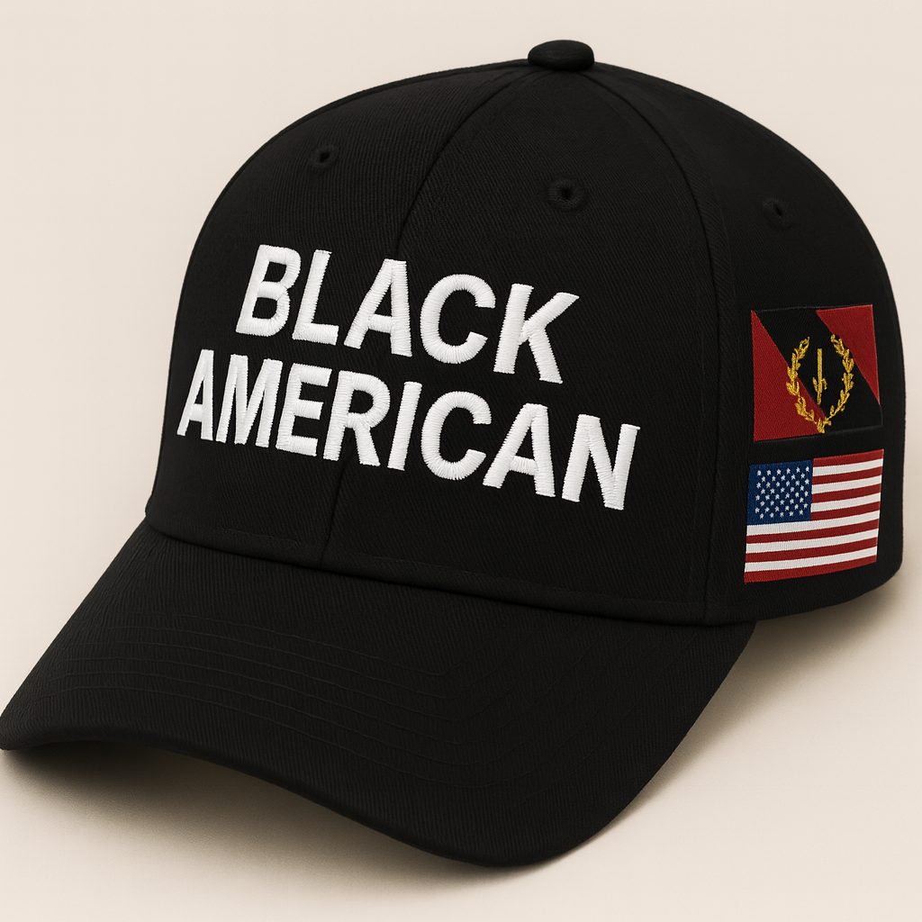 Black American Heritage Flag Hat